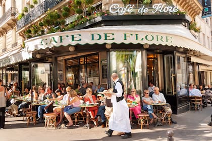 Cafe de Flore en Saint-Germain-des-Pres