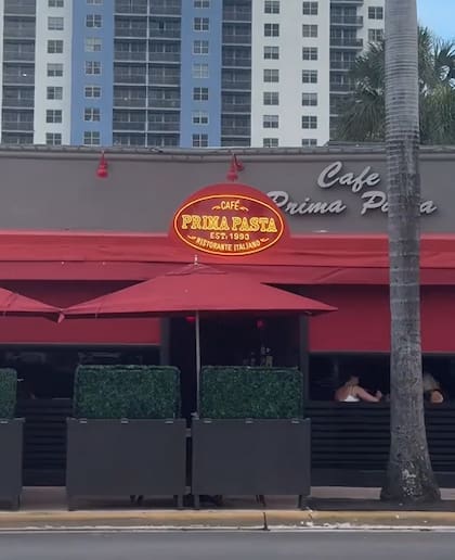 Cafe Prima Pasta, el restaurante donde suele ir a comer Lionel Messi con su familia