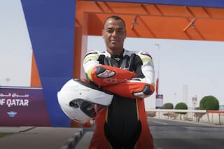 Cafú paseó con el campeón de MotoGP y “estrenó” el estadio de la final del Mundial de Qatar
