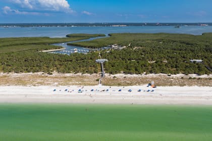 Caladesi Island State Park, en Florida, se quedó con el puesto cuatro entre las mejores playas de Estados Unidos en 2024