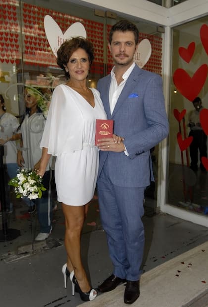 Callejón y Diotto eligieron celebrar su matrimonio el día de San Valentín
