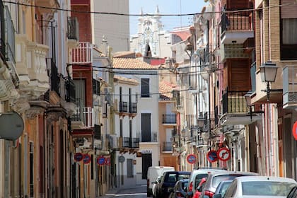 Calles de Almassora, un municipio de la Comunidad Valenciana, España. Situado en el sureste de la provincia de Castellón.