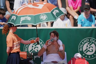 Calor sofocante golpea Roland Garros: 33ºC acelera la pista y agota a los jugadores