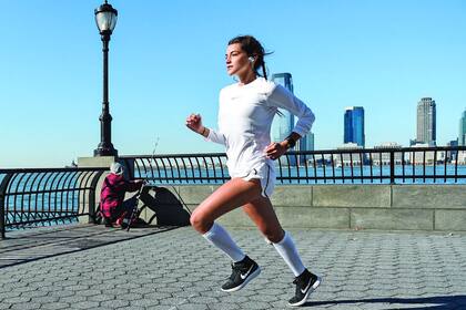 Calu viajó hasta Nueva York para correr la maratón más famosa del mundo
