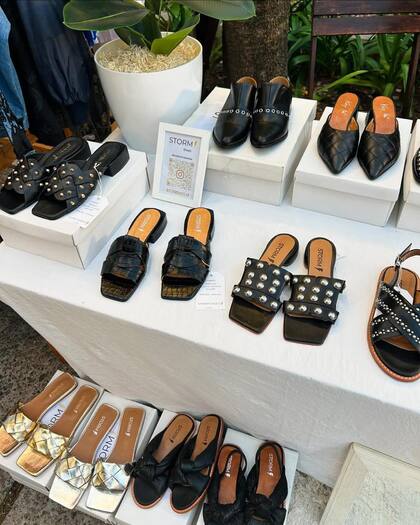 Calzado de verano para todos los gustos en la feria de Nordelta