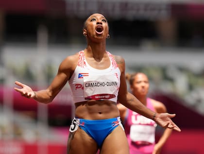 Camacho-Quinn, empieza el festejo; la velocista le dio otro oro histórico a Puerto Rico