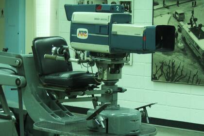 Cámara de Estudio a tubo Bosch Fernseh KCK40. Pasó a formar parte del material técnico, junto a el starndar Bosch Fernseh a partir de su adquisición en 1978 para el mundial