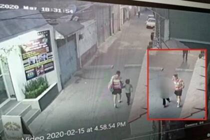 Cámaras de seguridad grabaron a la mujer que se llevó a Fátima