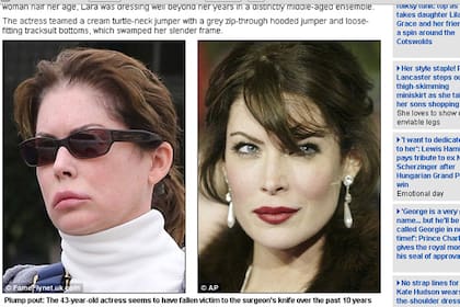 Cambio de cara. Boyle hace días cuando salía a hacer las compras en California / Boyle en un evento de Vanity Fair en 2004