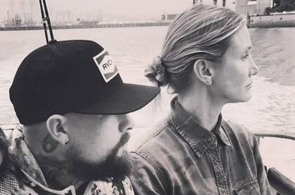 Cameron Diaz y su esposo Benjamin Madden