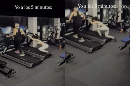 Cami Mayan sufrió una fuerte caída en el gimnasio (Foto: Captura de video)