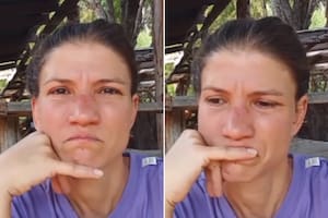 Entre lágrimas, Camila Bordonaba habló de los incendios en la Patagonia