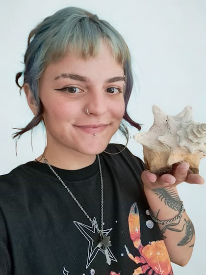 Camila atiende un negocio familiar (Foto: Gentileza Camila Sangiorgi)