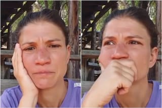 Camila Bordonaba se quebró al hablar de los incendios en la Patagonia y relató cómo lo vive desde allá