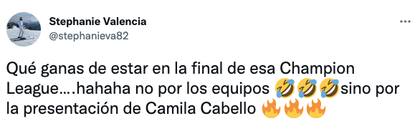 Camila Cabello cantará en la final de la Champions League entre Real Madrid y Liverpool y sus fanáticos reaccionaron a la noticia.