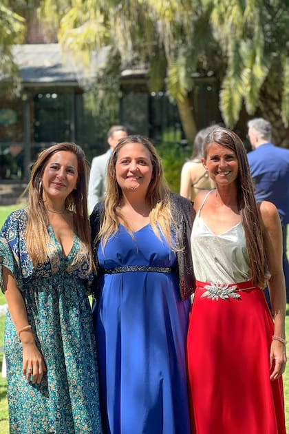 Camila, con sus socias del Wellness Fest: Ceci Duca, health coach, y Teté Dedyn, médica integrativa.