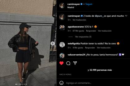 Camila es influencer en redes sociales (Foto Instagram @camimayan)