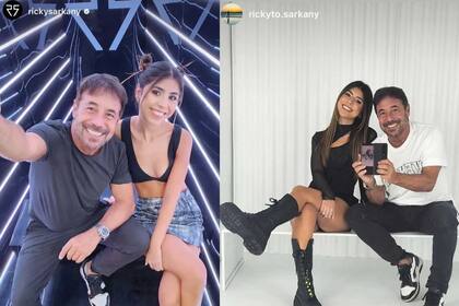 Camila Mayan fue contratara por Ricky Sarkany (Fotos Instagram @rickysarkany / @rickyto.sarkany)