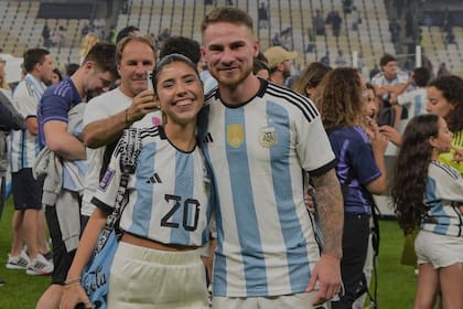 Camila Mayán y Alexis Mac Allister se separaron después del Mundial de Qatar (Foto Instagram @camimayan)