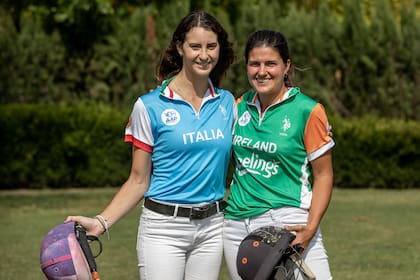 Camila Rossi e Inés Lalor, argentinas que actuarán por Italia e Irlanda.