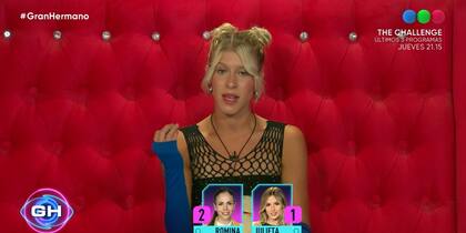 Camila votó a Romina y a Julieta