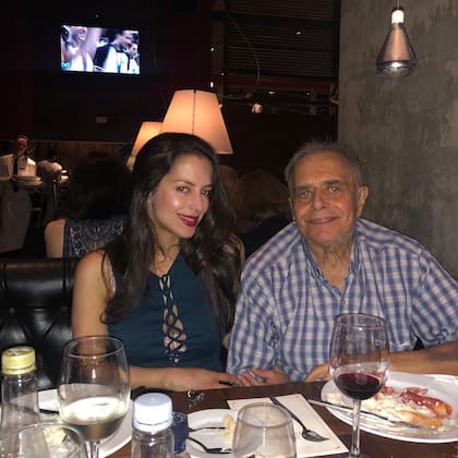 Camila y su padre, Sergio Velasco Ferrero