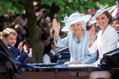 Camilla, durante el reciente Jubileo de la reina junto a Kate