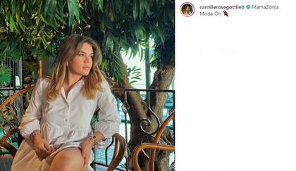 Camille Gottlieb tiene 23 años (Foto: Captura Instagram/@camillerosegottlieb)