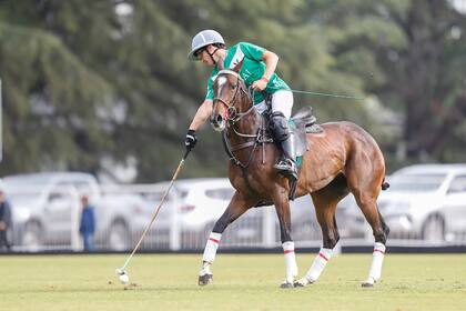 Camilo Castagnola, as de La Natividad y por ahora el mejor polista en la temporada.
