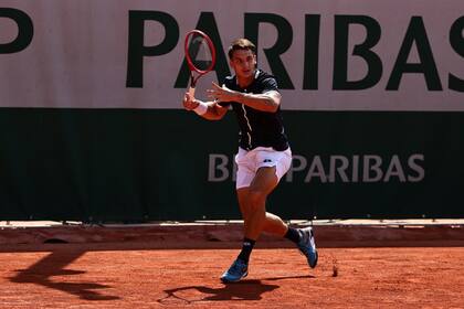 Camilo Ugo Carabelli, en acción en París