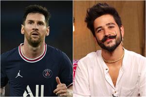 El particular look de Camilo tras su encuentro con Lionel Messi que hizo estallar los memes