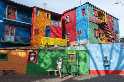 Caminito en La Boca.