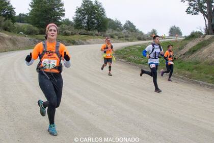 Caminos de ripio fueron parte de Maratón Glaciar Martial