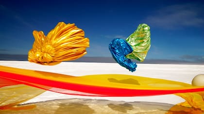 Caminos tejidos en lana en el taller de Alexandra Kehayoglou