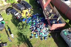 Frenaron con un tiroteo la marcha de un convoy de 19 vehículos que trasladaban 88 toneladas de drogas