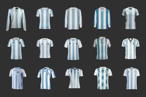 De la primera sin escudo a la última que usará Messi: todas las camisetas argentinas de los mundiales