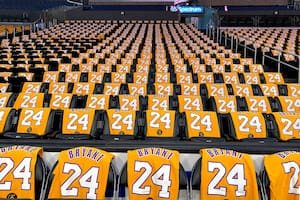Kobe Bryant: el homenaje que le harán los Lakers con camisetas para todos