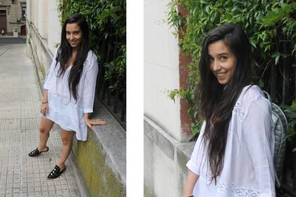 Camisola $980 de Sienna / Suecos $1900 de Malala Brush