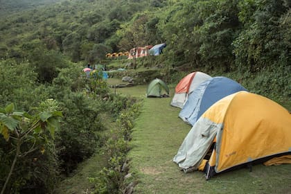 Campamento. Foto: Luis Agote