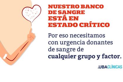 Campaña de donacion de Sangre de UBACLINICAS.