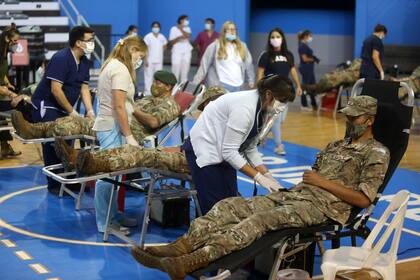 Campaña de donación de sangre en el Estadio Polideportivo de Mar del Plata