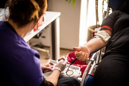 Campaña de Donacion de Sangre, en el Hospital Ramos Mejia, del Gobierno de la Ciudad