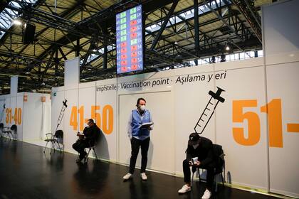 Campaña de vacunación contra el COVID 19 en Berlín, Alemania.