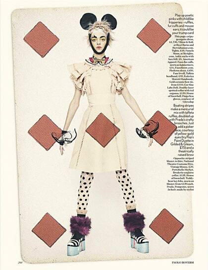 Campaña. Retratada en una editorial por el prestigioso fotógrafo italiano Paolo Roversi