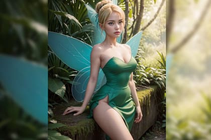 Campanita fue hecha con inteligencia artificial (Foto Instagram @MySmartArt )