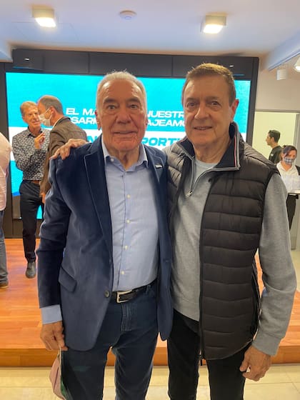 Campeones y Carburando en una imagen: "Caito" Legnani y "Cacho" González Rouco