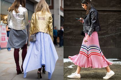 Camperas de cuero/Zapatillas