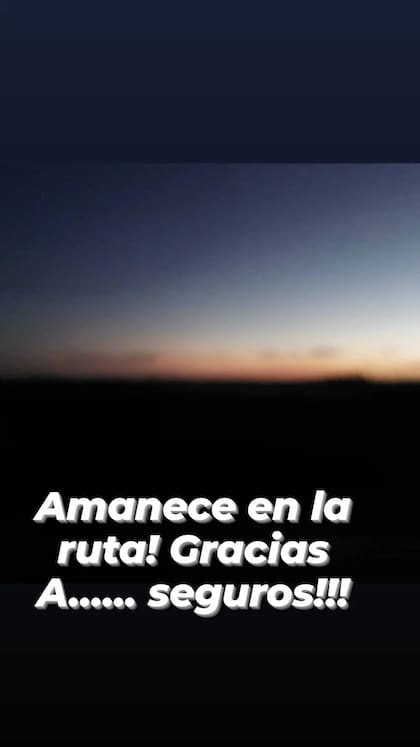 Campi estuvo más de 13 horas varado en la Ruta 2 con sus hijos