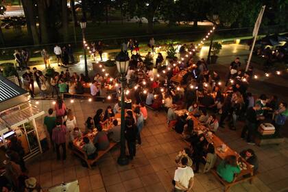 Camping, en el corazón de Recoleta.