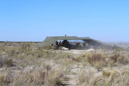 Campo de Tiro Militar en Salinas del Bebedero, donde murió el soldado voluntario José Javier Bechis, alcanzado por un tiro de FAL en el hombro durante una práctica, en septiembre de 2019